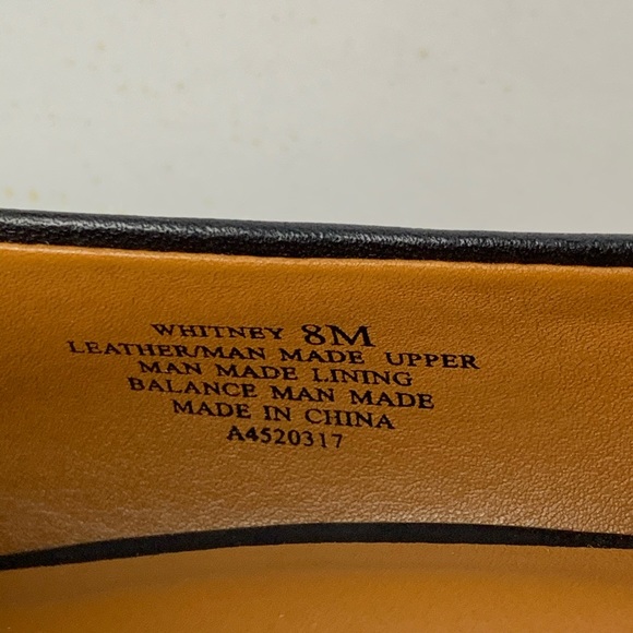 H by Halston Whitney Black Leather Heels - Picture 8 of 9